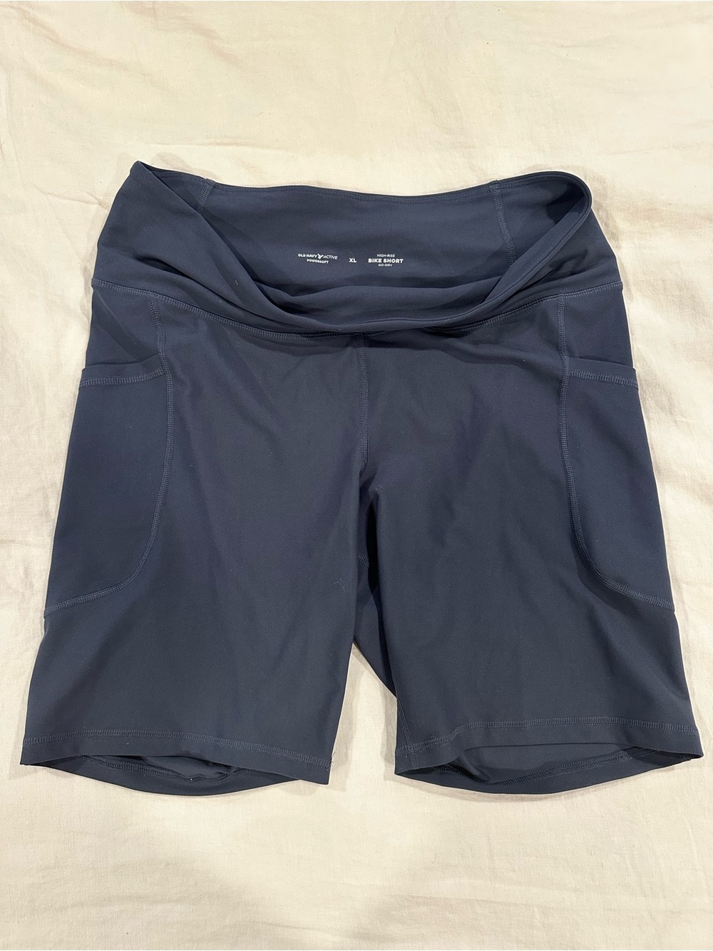 Old Navy Dark Navy Bike Shorts with Side Pockets
